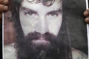 Santiago Maldonado en la lista de Interpol