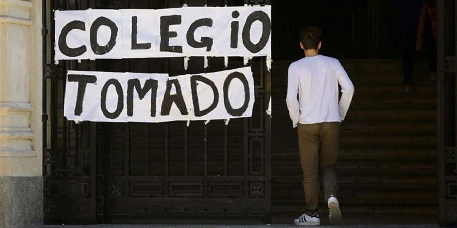 "Las tomas de los colegios no son un delito"