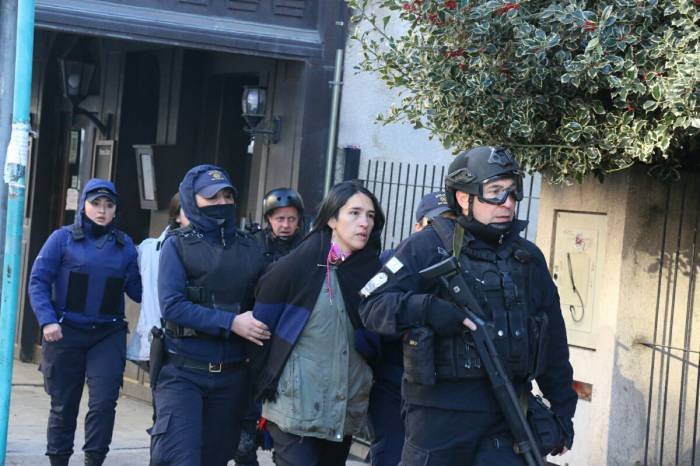 Romina Jones Huala en Mañana Sylvestre