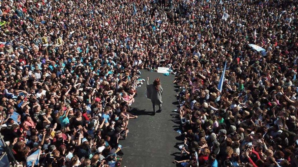 Cristina en Mar del Plata