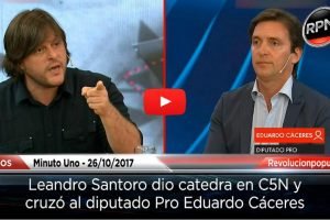 Leandro Santoro en Minuto Uno