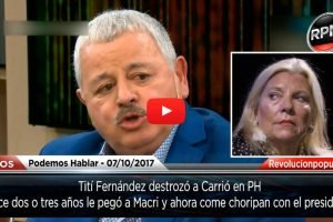 Tití Fernández contra Elisa Carrió en PH