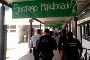 Gendarmería interrumpió un acto por Maldonado en una Universidad