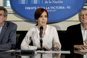Conferencia de CFK luego del pedido de desafuero y prisión