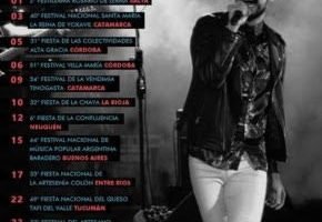 Fechas de Abel para febrero...Todos los shows de Abel Pintos
