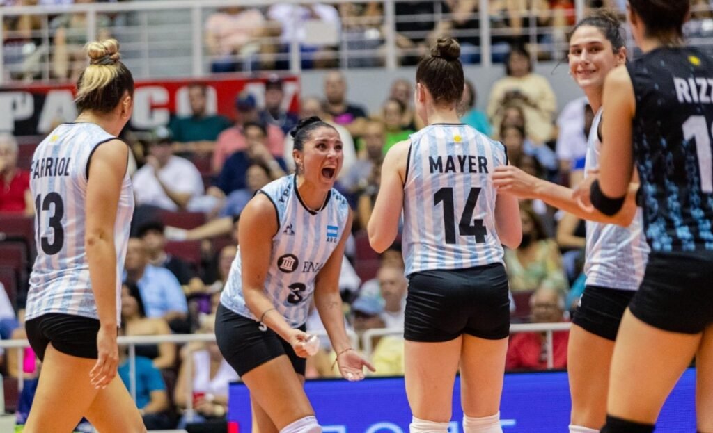 imagen Argentina Campeona Copa Panamericana Vóleibol Femenino