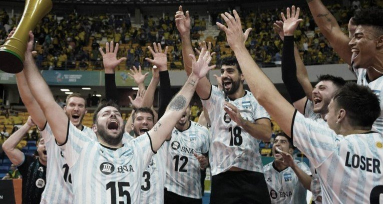 imagen Argentina Campeona Sudamericana Vóleibol