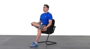 imagen Estiramiento del piriforme sentado