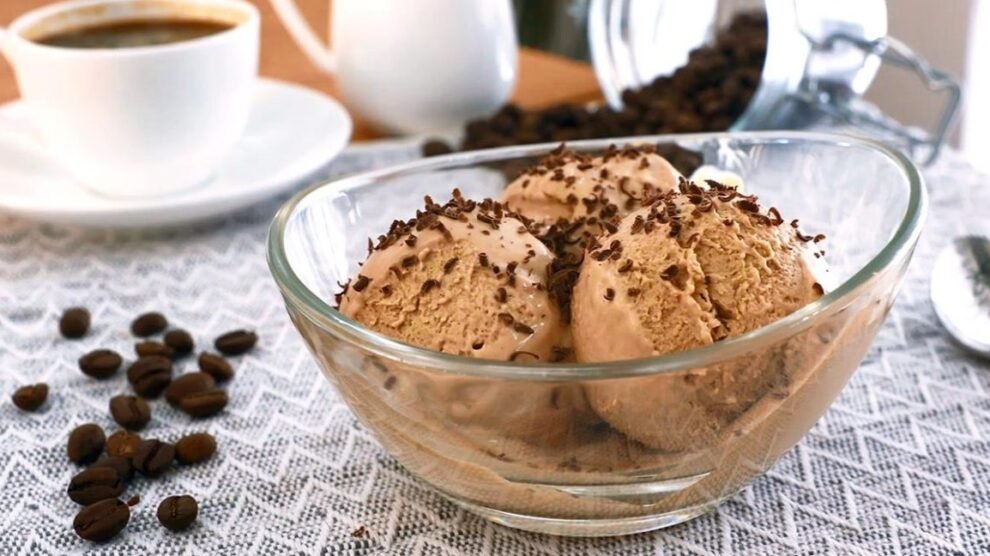 Helado de Café Casero sin azúcar