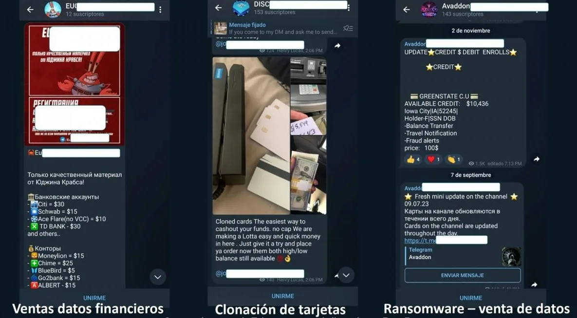 Ciberdelincuencia en Telegram